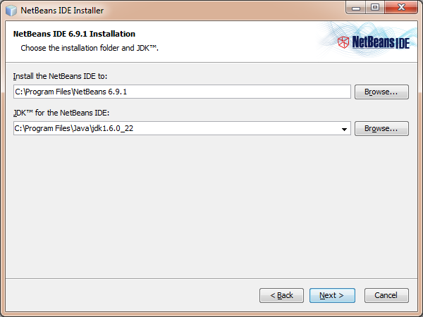 NetBeans installation folder